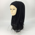 Fashion women new pattern chiffon feather tassels hijab scarf